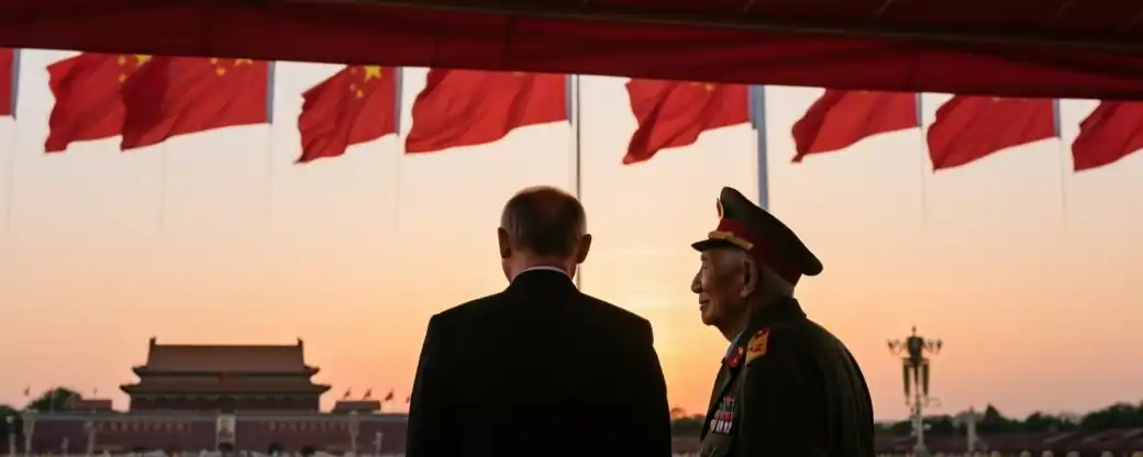 Путин лично поздравил ветерана Великой Отечественной войны во время парада Победы