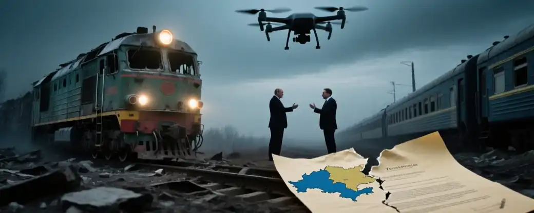 Песков обвиняет Украину в подрыве мирных переговоров после атаки на поезд