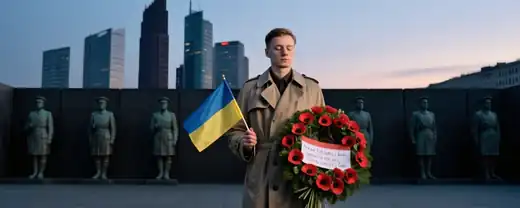 Берлинская дань памяти: Венки благодарности возложены у советского мемориала